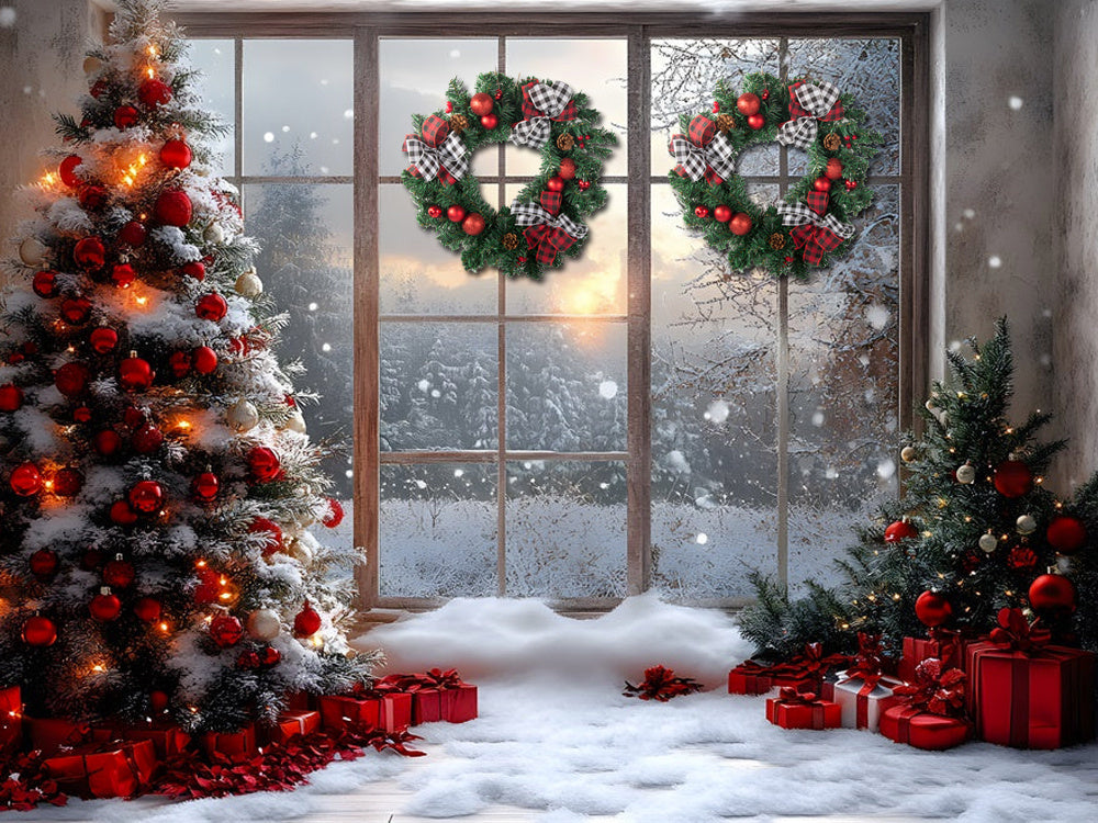 Ziemassvētku dekoratīvā vītne sienu dekorēšanai durvju dekorēšanai Ziemassvētku rotājumi