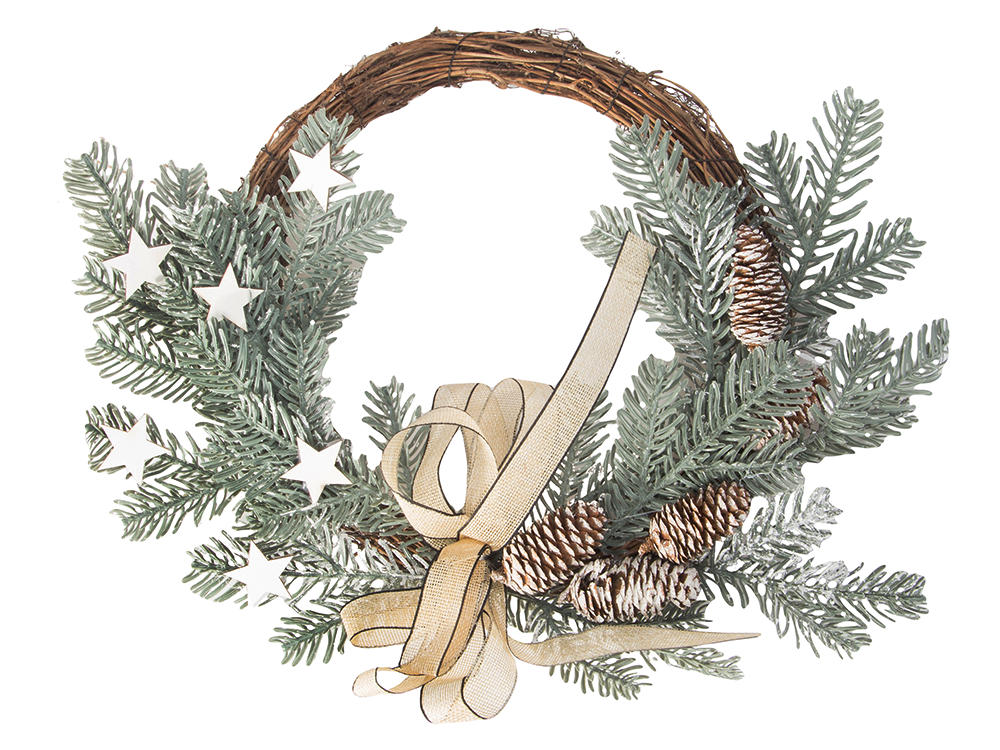 Ziemassvētku dekoratīvā vītne sienu dekorēšanai durvju dekorēšanai Ziemassvētku rotājumi