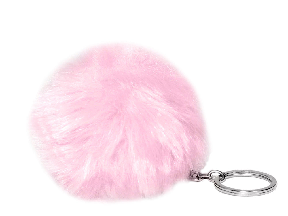 Atslēgu piekariņa kulona soma pompon kažokādas vizulis rokassomiņām