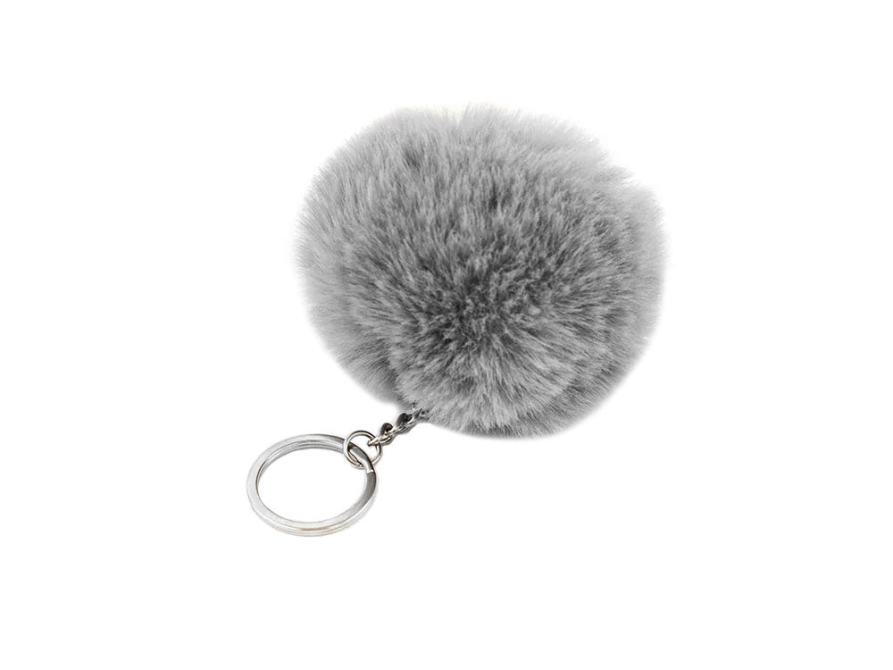 Atslēgu piekariņa kulona soma pompon kažokādas vizulis rokassomiņām