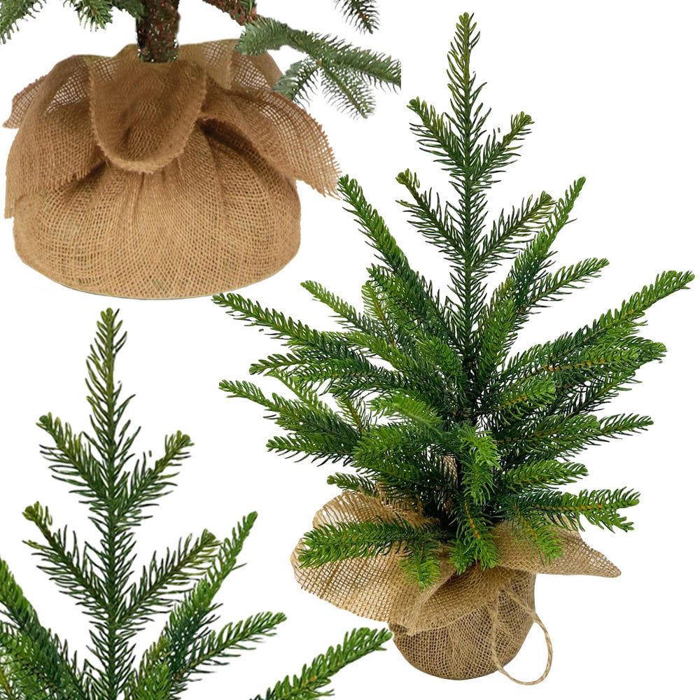 Mākslīgā Ziemassvētku eglīte, maza, 50 cm, dekoratīva eglīte rakstāmgaldam