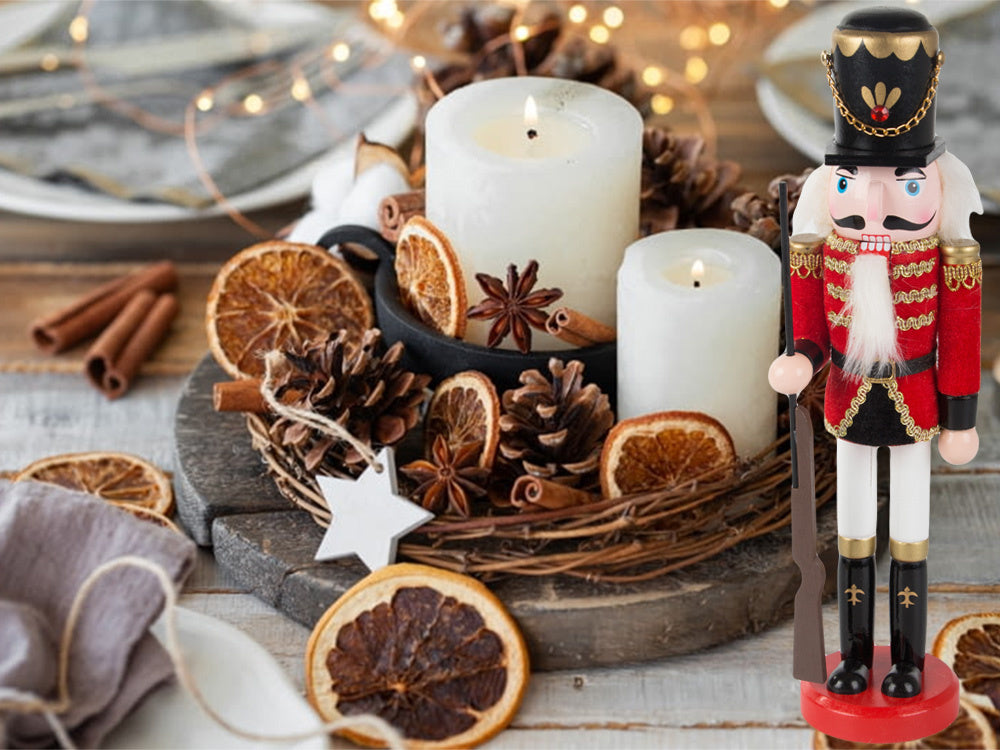 Riekstkodis karavīrs Dewniany dekoratīva Ziemassvētku figūriņa dāvana