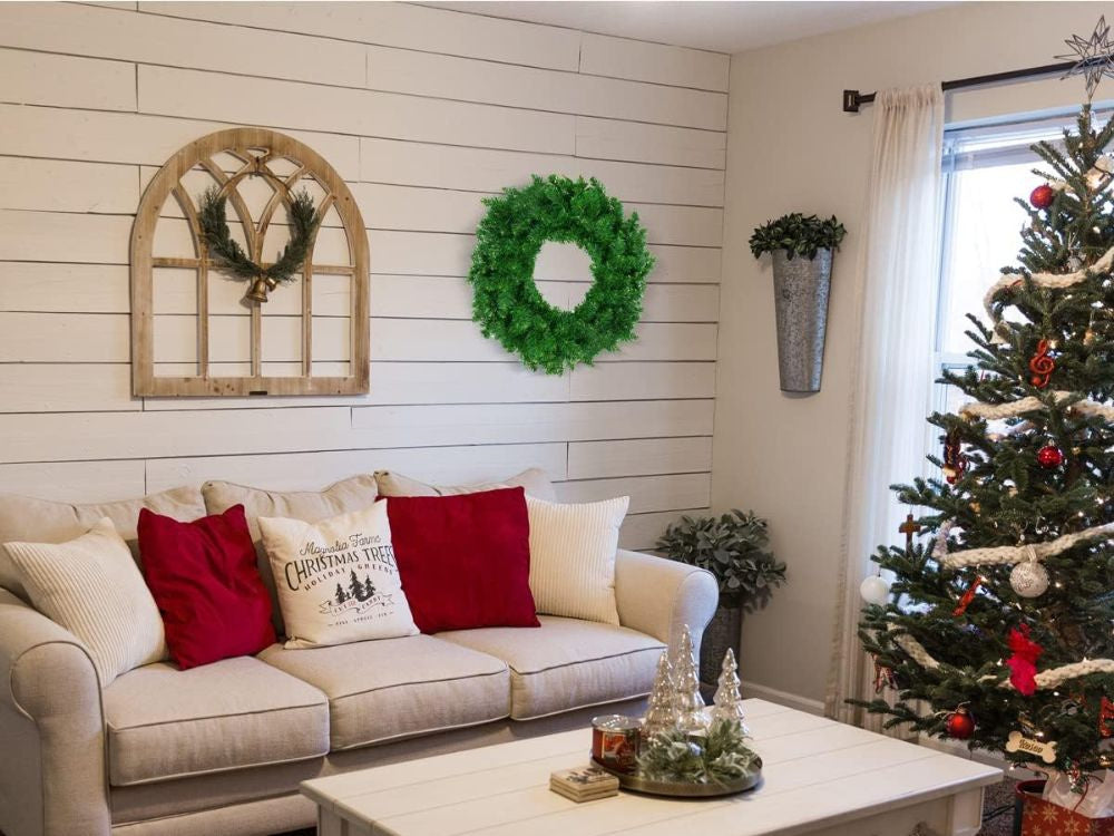 Ziemassvētku vainaga durvju dekorācijas galds liels 50 cm