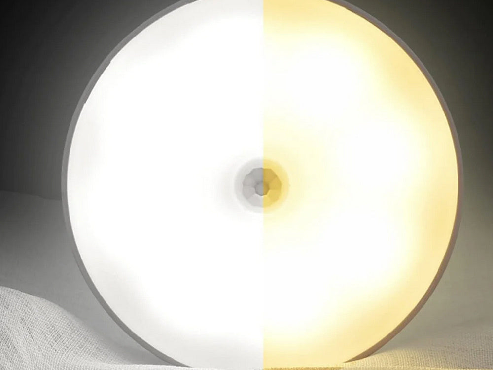 Pašlīmējoša LED lampa ar kustības sensora naktslampiņu no krēslas līdz rītausmai kāpnēm