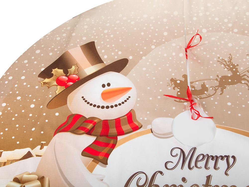 Ziemassvētku eglītes paklājiņš Ziemassvētku pārvalks dāvanu iesaiņošanai apaļš