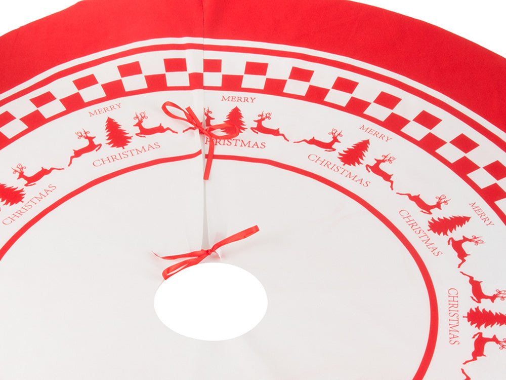 Ziemassvētku eglītes paklājiņš Ziemassvētku pārvalks dāvanu iesaiņošanai apaļš