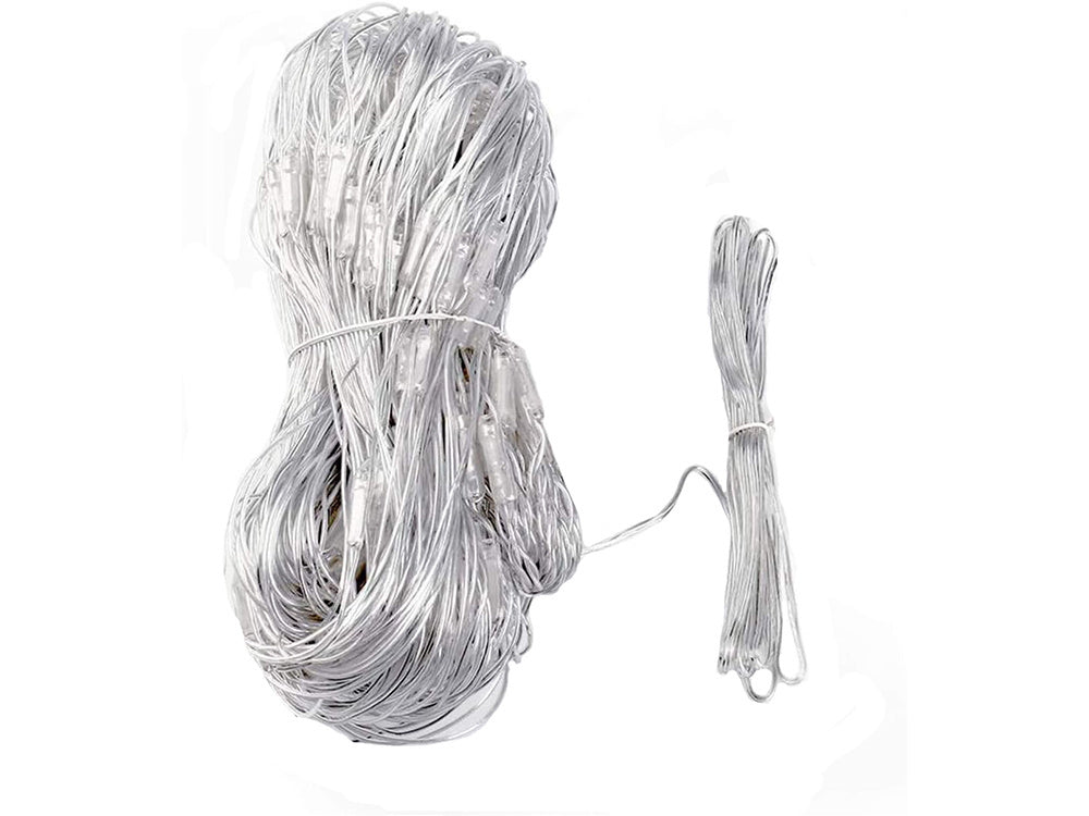 Gaismas ekrāna aizkars 160 LED Ziemassvētku lampiņas USB pilots balts balts 2x2.6m