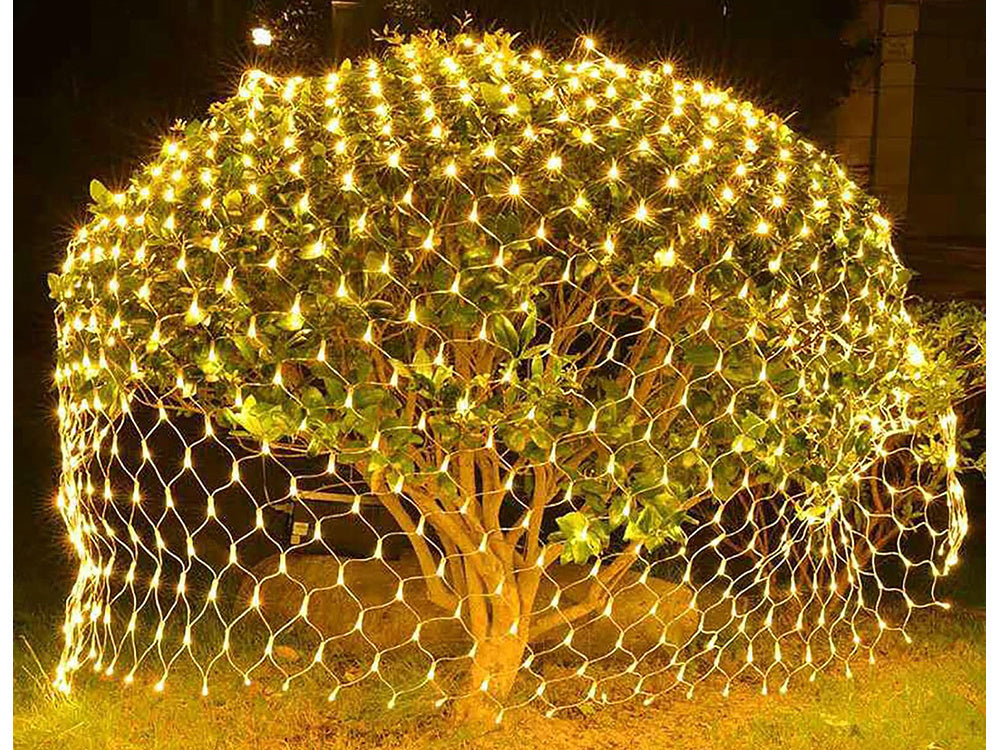 Gaismas ekrāna aizkars 160 LED Ziemassvētku lampiņas USB pilots balts balts 2x2.6m