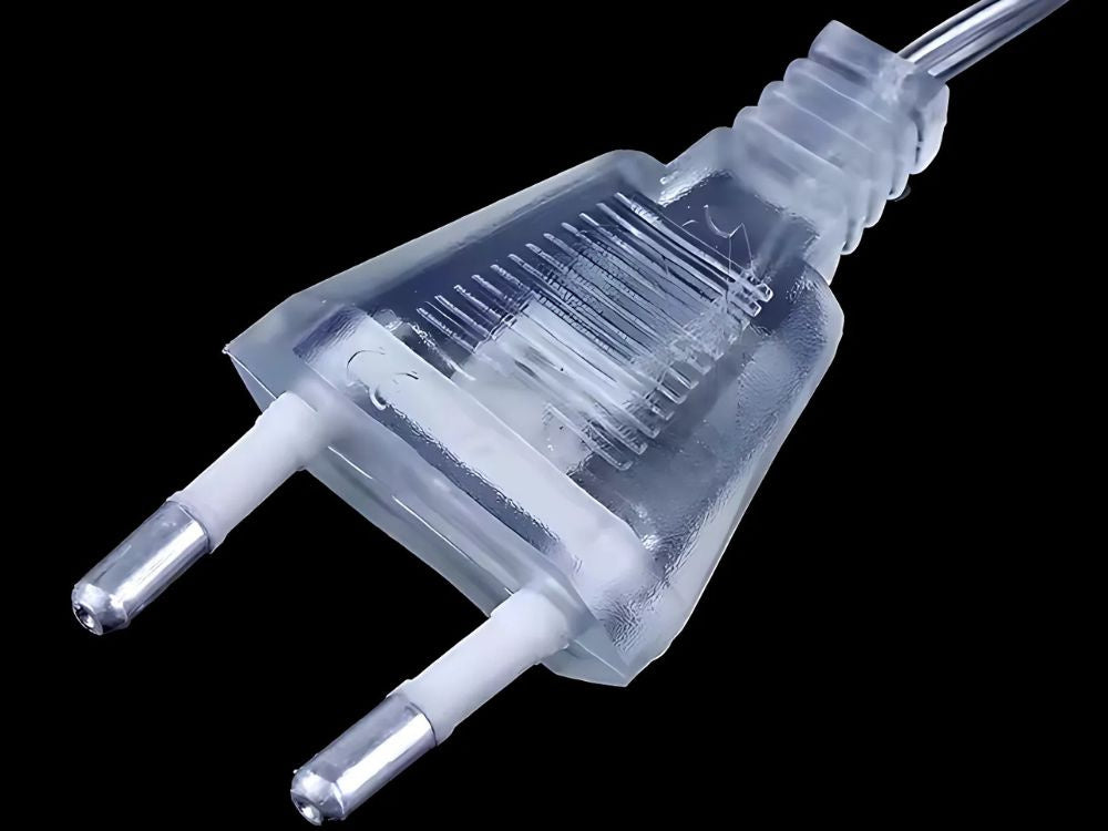 Ziemassvētku eglītes lampiņu pagarinātāja kabelis, caurspīdīgs, 5 m