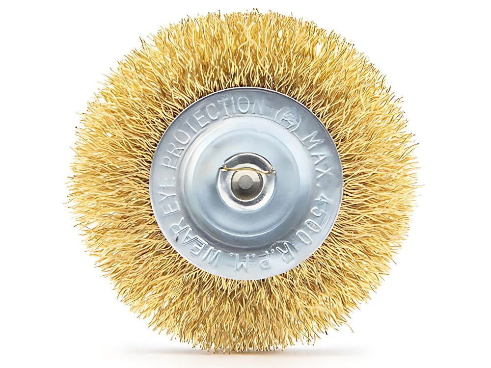 Misiņa stiepļu suku komplekts skrūvgriežiem, 5 gab., dažādi izmēri