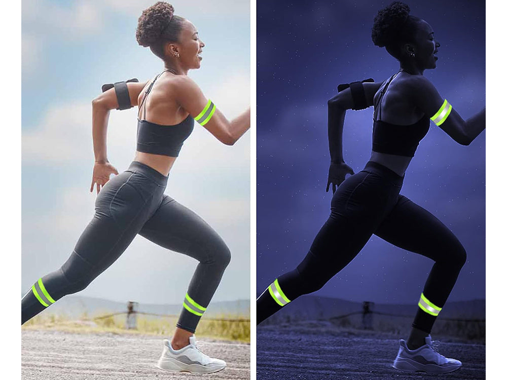 Atstarojoša acu plākstera elastīga aproce dzeltena 2 gab.