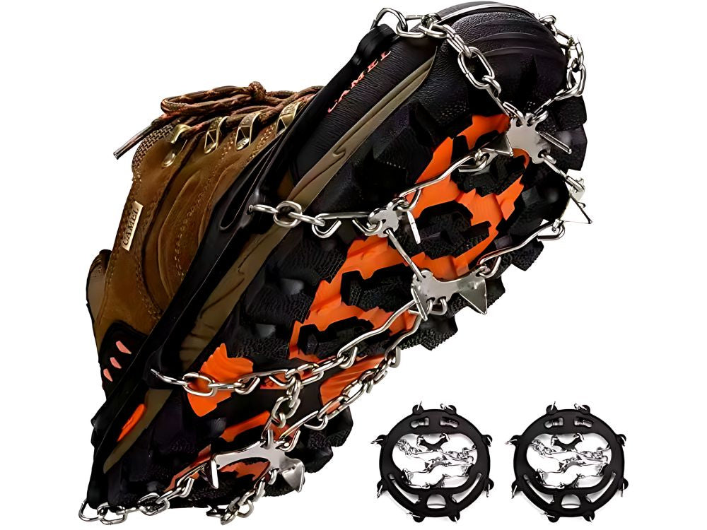 Dzelkšņi apaviem kalnos, radzes, ķēdes, neslīdoši, 36-40