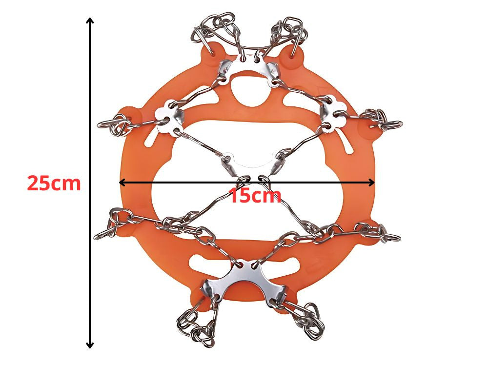 Dzelkšņi apaviem kalnos, radzes, ķēdes, neslīdoši, 36-40