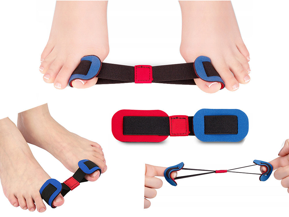 Hallux valgus pirksta ortoze ar 2 daļu stabilizatoru un espanderu