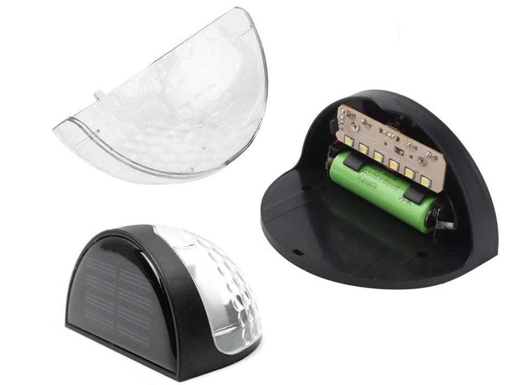 Saules laternas sienas lampa krēslas sensora LED fasādes dārza lampa