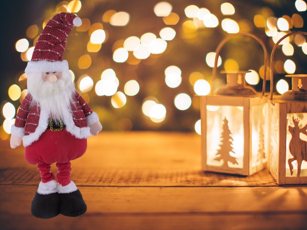 Ziemassvētku rūķīša teleskopiskā nepieciešamā kājiņa 60 cm