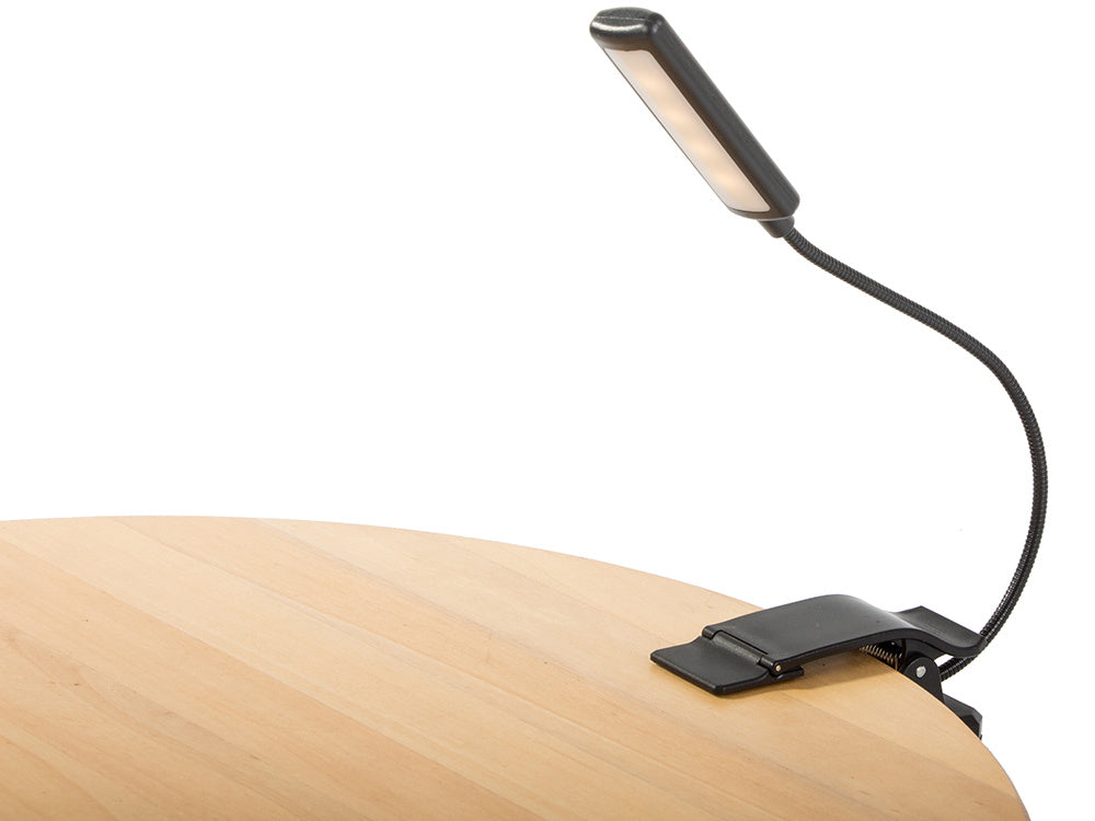 Grāmatu lasīšanas lampa USB naktslampiņa ar klipsi acīm veselīga 9 gaismas diodes