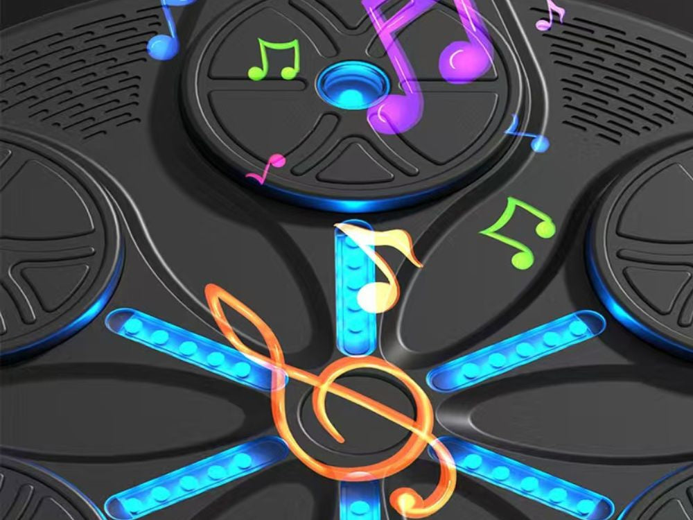 Boksa vairoga trenažieris MMA mūzikai USB 8 līmeņi + boksa cimdi