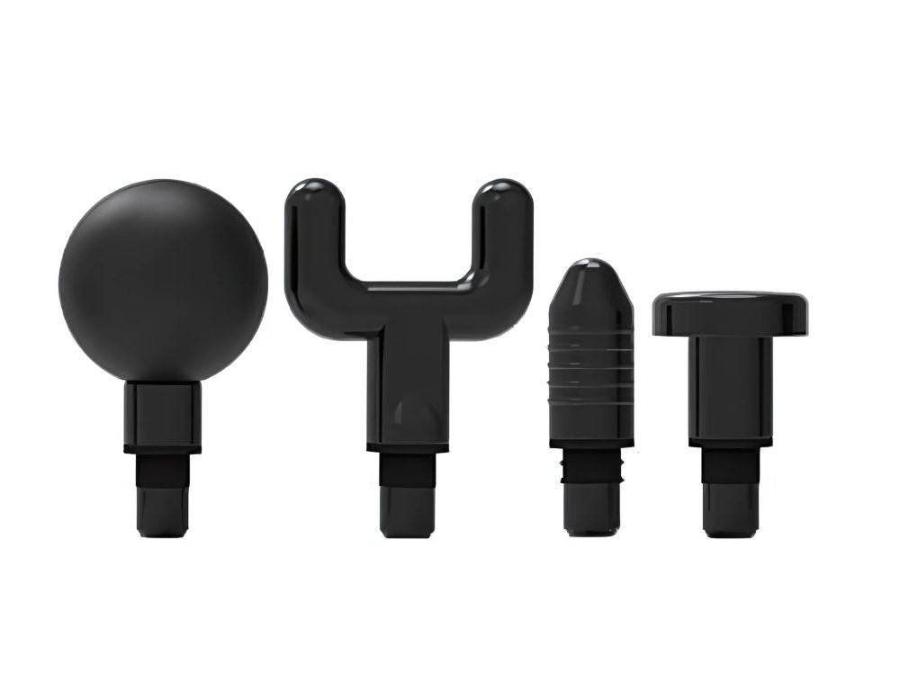 Masāžas pistoles muguras un ķermeņa masieris, jaudīgs 4 uzgaļu masāžas pistole