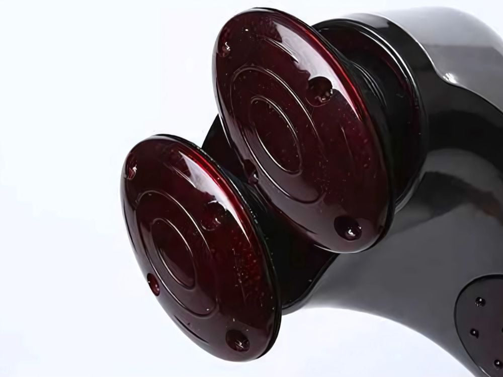 Divkārši vibrējošs ķermeņa masieris sildošam celulīta samazināšanai