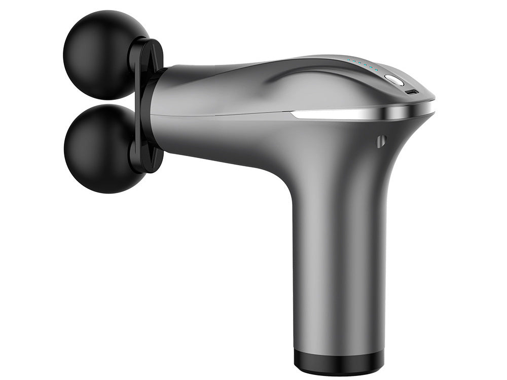 Muguras masāžas pistoles ķermeņa kāju masieris spēcīgs masāžas pistoles 4 uzgaļi