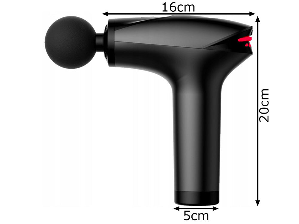 Muguras masāžas pistoles ķermeņa kāju masieris spēcīgs masāžas pistoles 5 uzgaļi