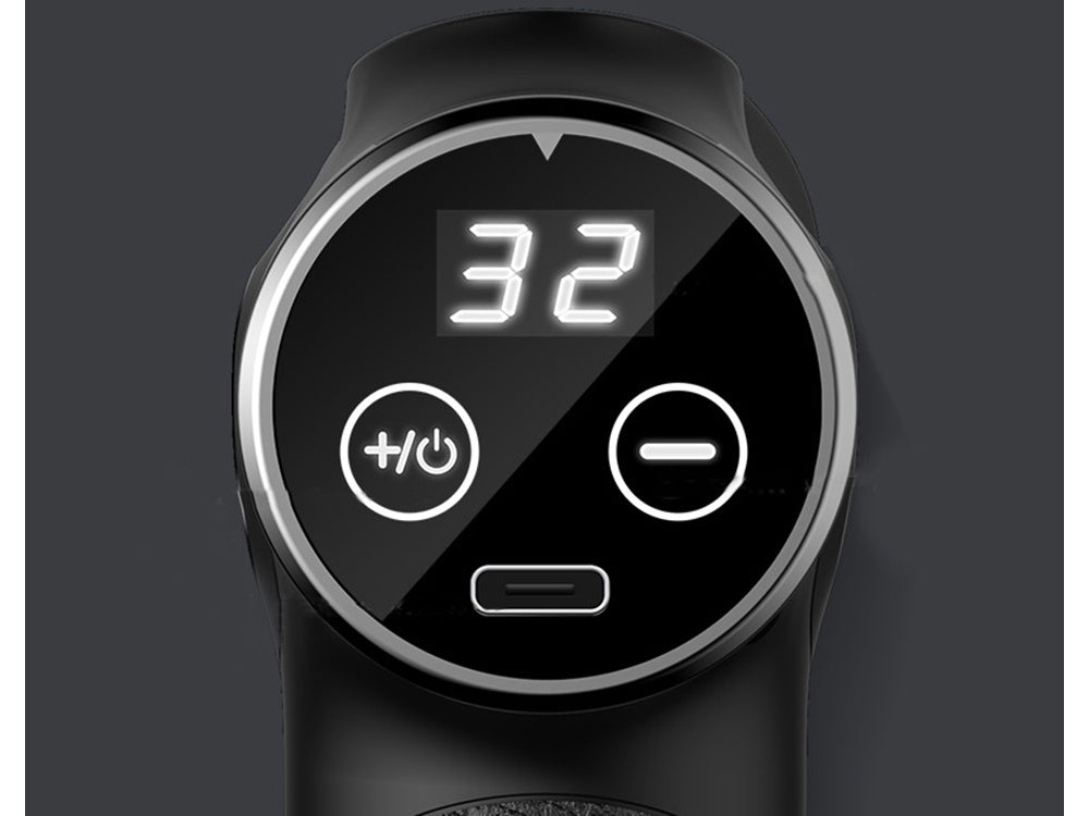 Muguras masāžas pistoles ķermeņa kāju masieris spēcīgs masāžas pistoles 4 uzgaļi