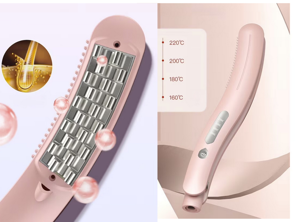 Matu taisnotājs matu apjoma piešķiršanai un permanentai veidošanai