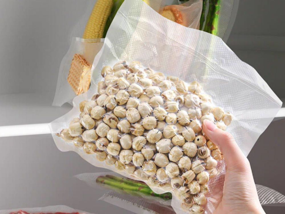 Vakuuma iepakošanas pārtikas iesaiņošanas mašīna + 10 maisiņi