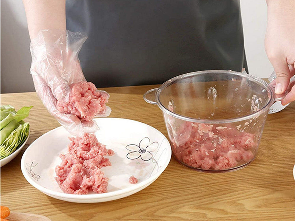 Elektriskais dārzeņu smalcinātājs gaļas griezējs