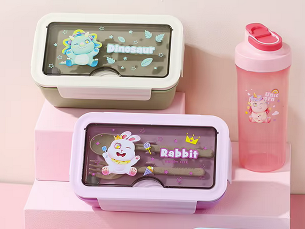 Pusdienu kastes brokastu trauks skolas galda piederumiem