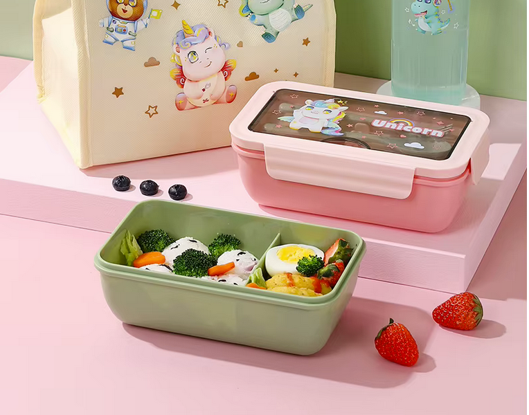 Pusdienu kastes brokastu trauks skolas galda piederumiem