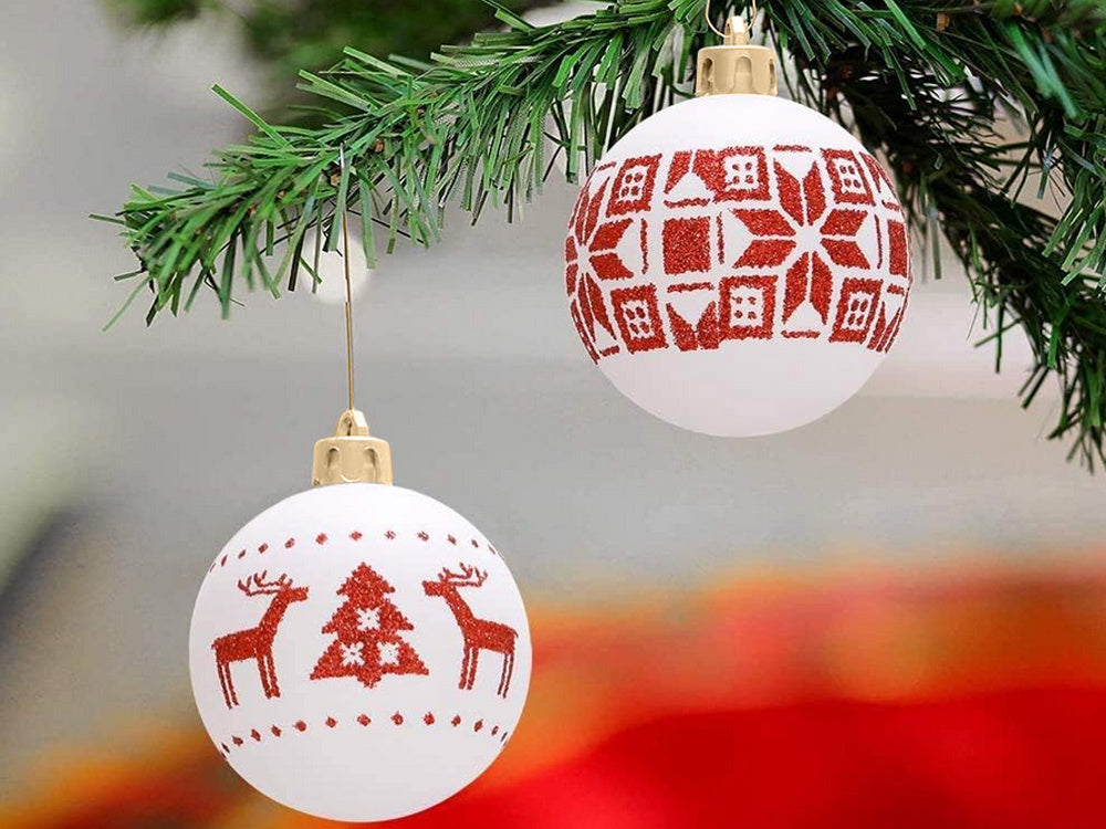 5 cm choynight bumbiņu komplekts, 30 izmēru, neplīstoši rotājumi