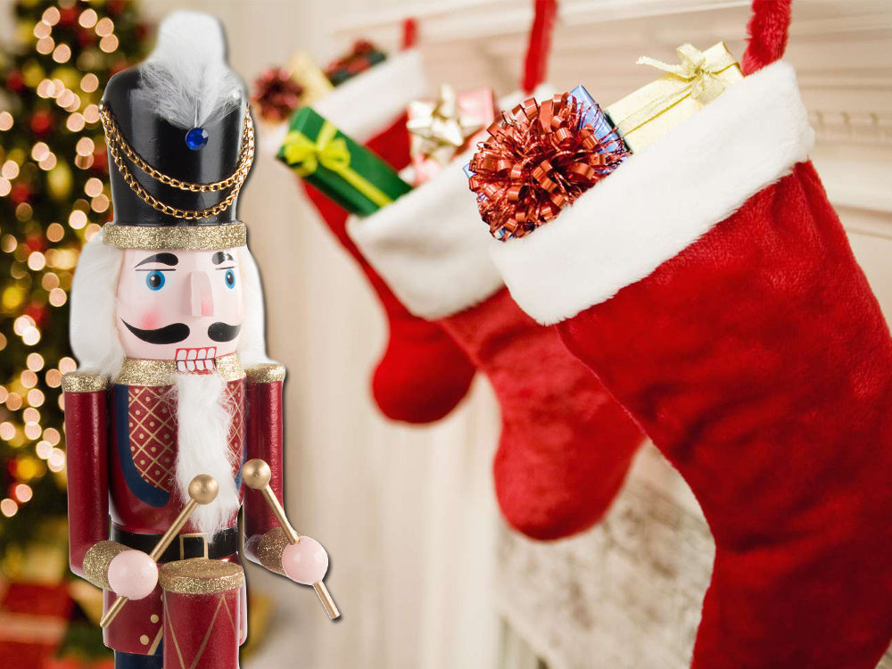 Riekstkodis koka karavīrs dekoratīva Ziemassvētku dāvanu figūriņa