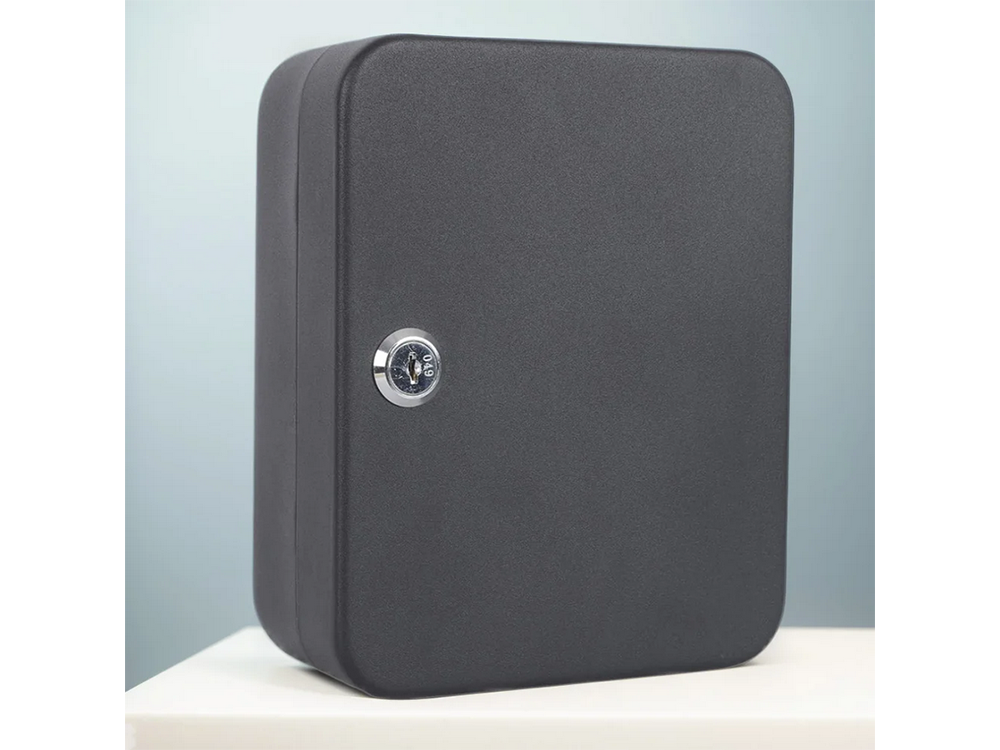 Atslēgu seifs metāla korpusā, aizslēdzams 48 atslēgu pakaramajiem ar āķiem