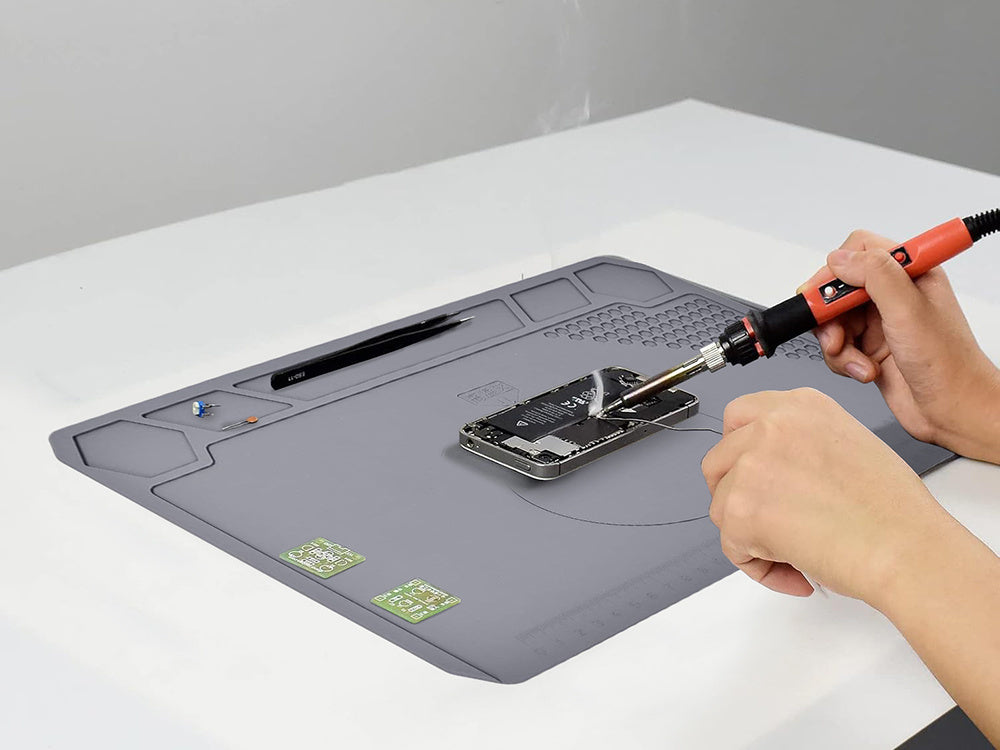 Silikona pildspalvu organizators ar lielu spilventiņu, 35 cm x 25 cm