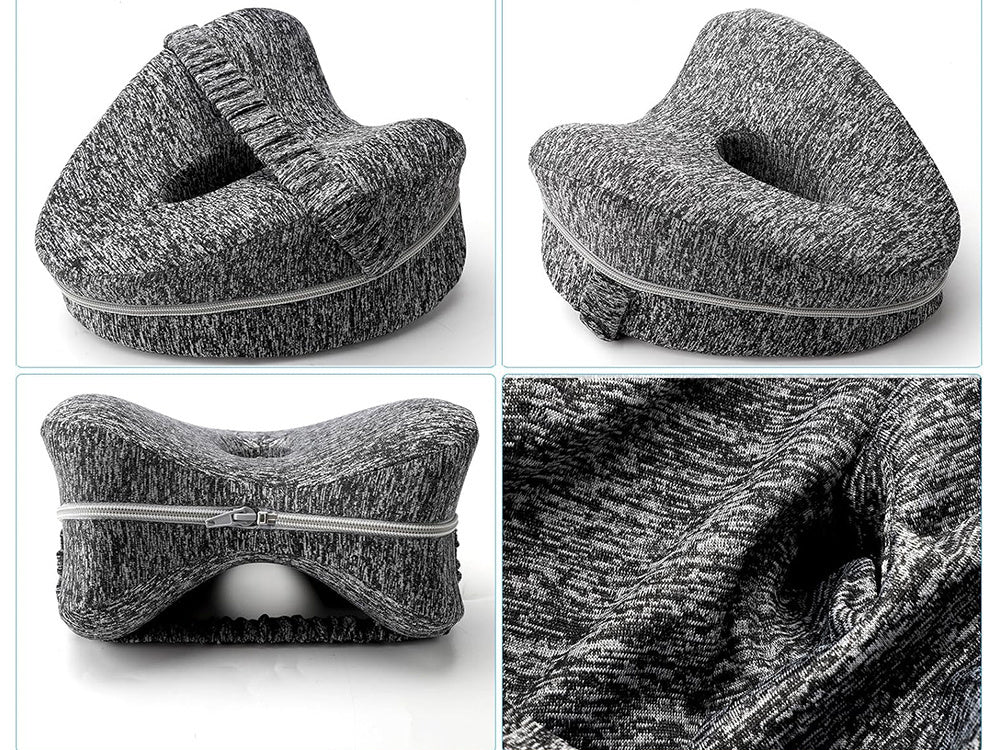 Ortopēdisks spilvena kāju ķīlis starp ceļgaliem kāju atdalīšanai gulēšanai