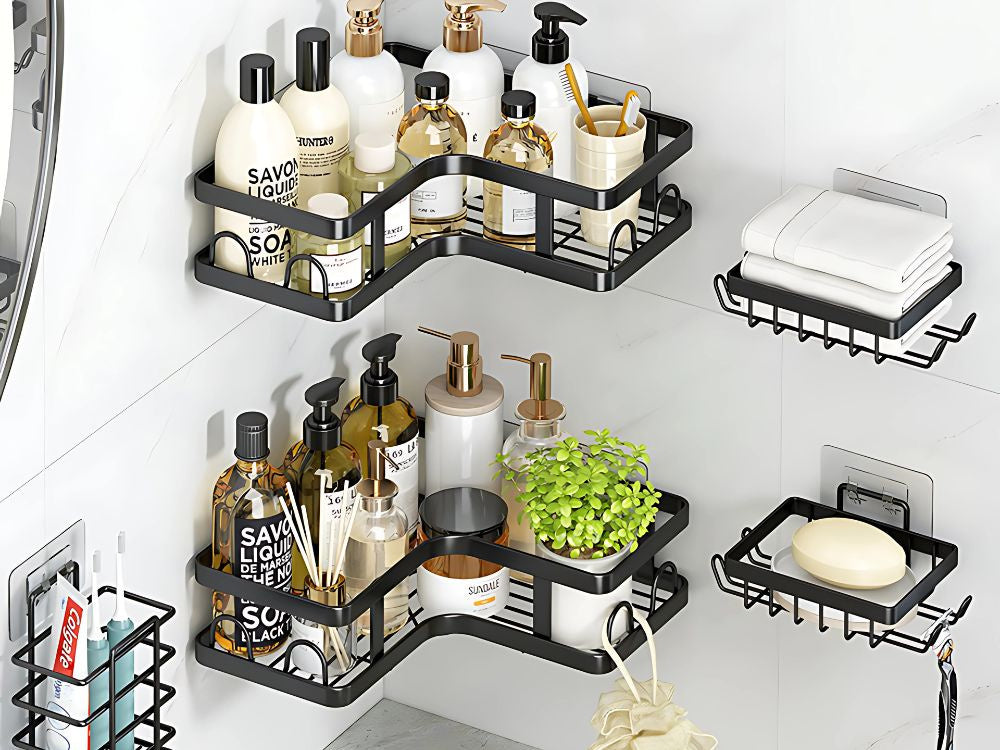 Vannas istabas komplekts 3 x bantītes + 2 x piekaramās vannas istabas virsmas