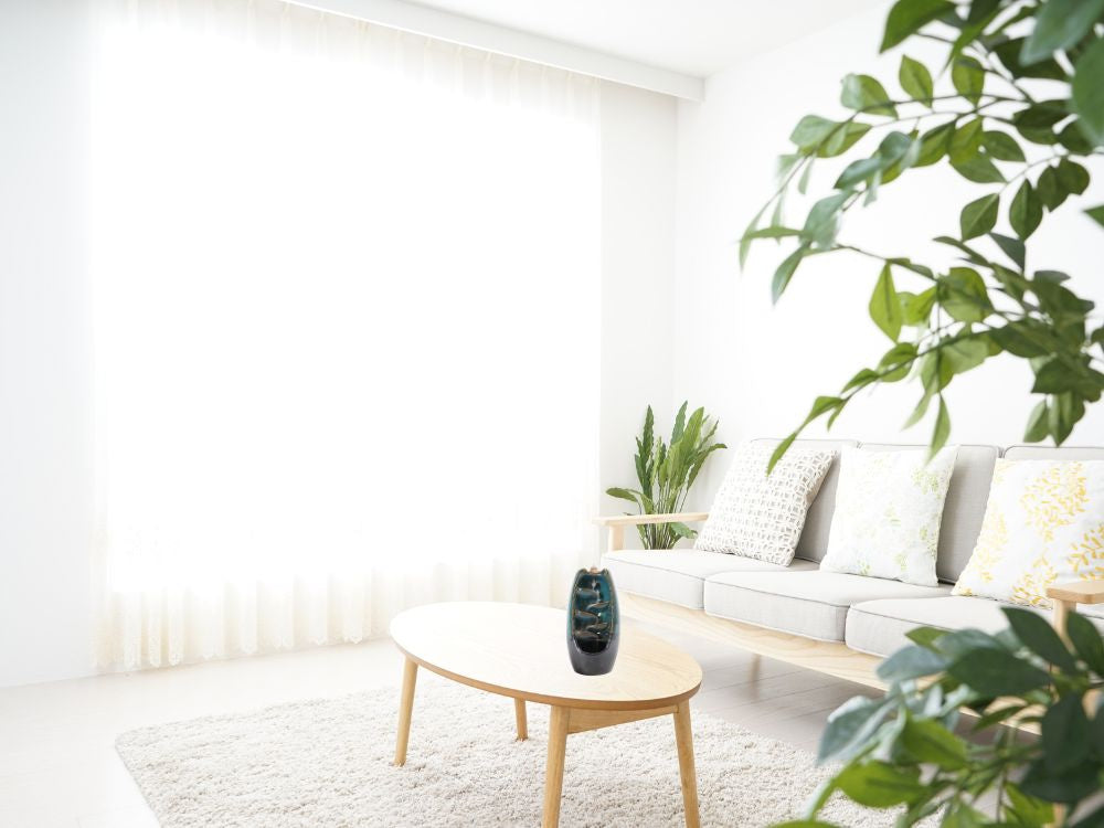 Aromātiska keramikas kamīna ūdenskrituma vīraka aromterapija + 10 daktis