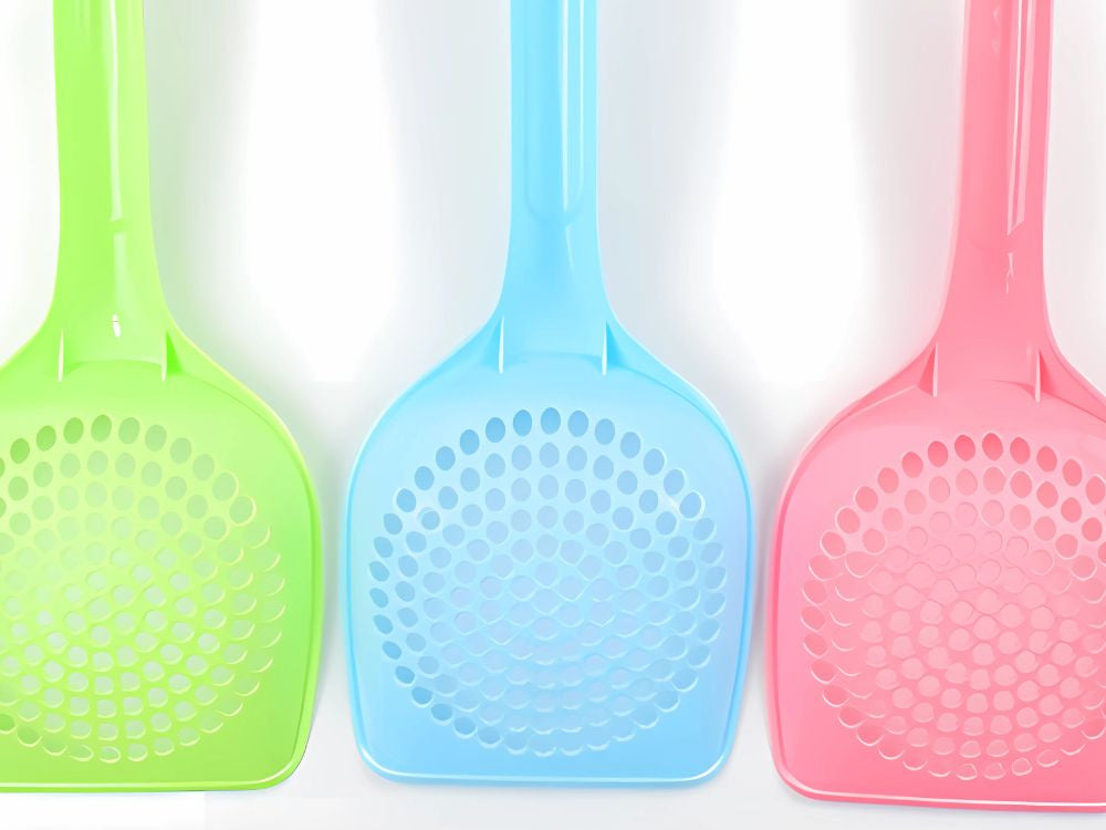 Kaķu pakaišu kausiņa liela, izturīga plastmasas pakaišu kausiņa