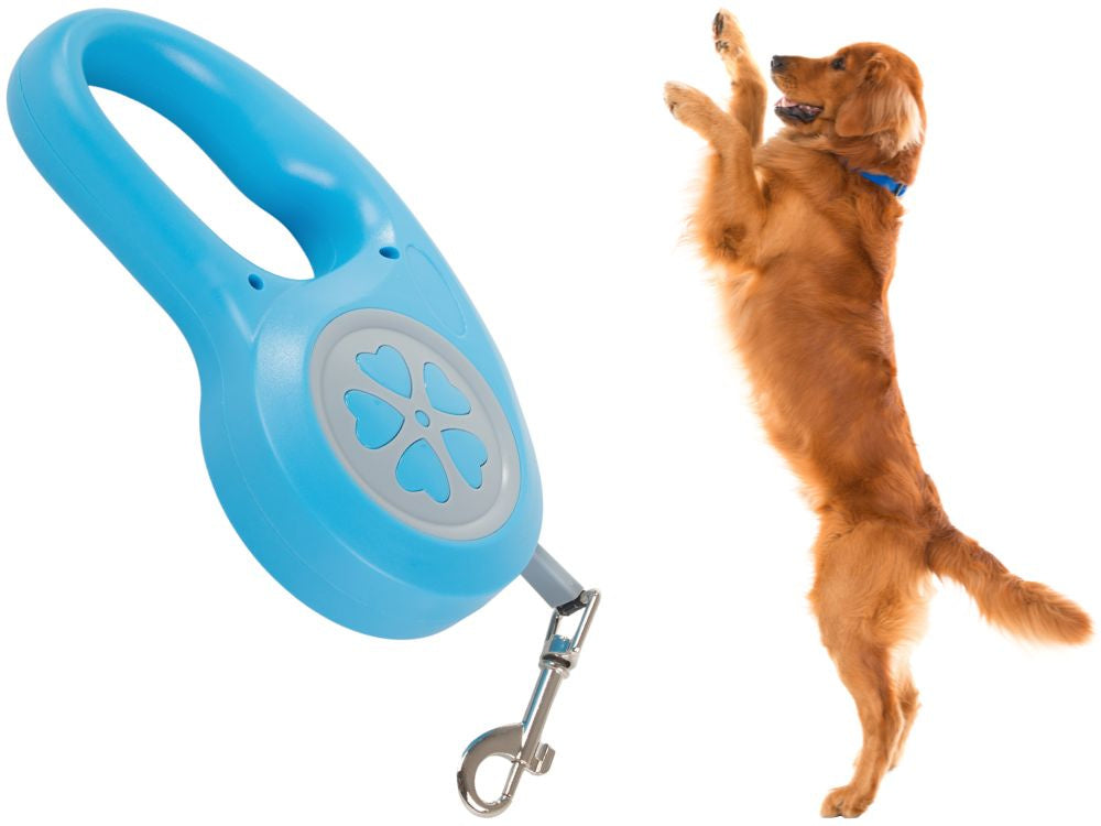 Automātiska suņu bloķējoša siksniņa ar jaudīgu, vieglu spoli 5m 15kg