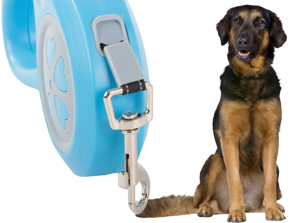 Automātiska suņu bloķējoša siksniņa ar jaudīgu, vieglu spoli 5m 15kg