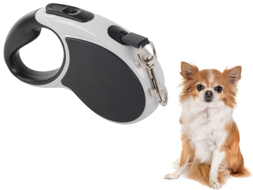 Automātiska pavada 5 m gara sunim līdz 15 kg ar spēcīgu un garu slēdzeni