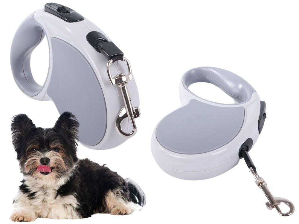 Automātiska pavada 5 m gara sunim līdz 15 kg ar spēcīgu un garu slēdzeni