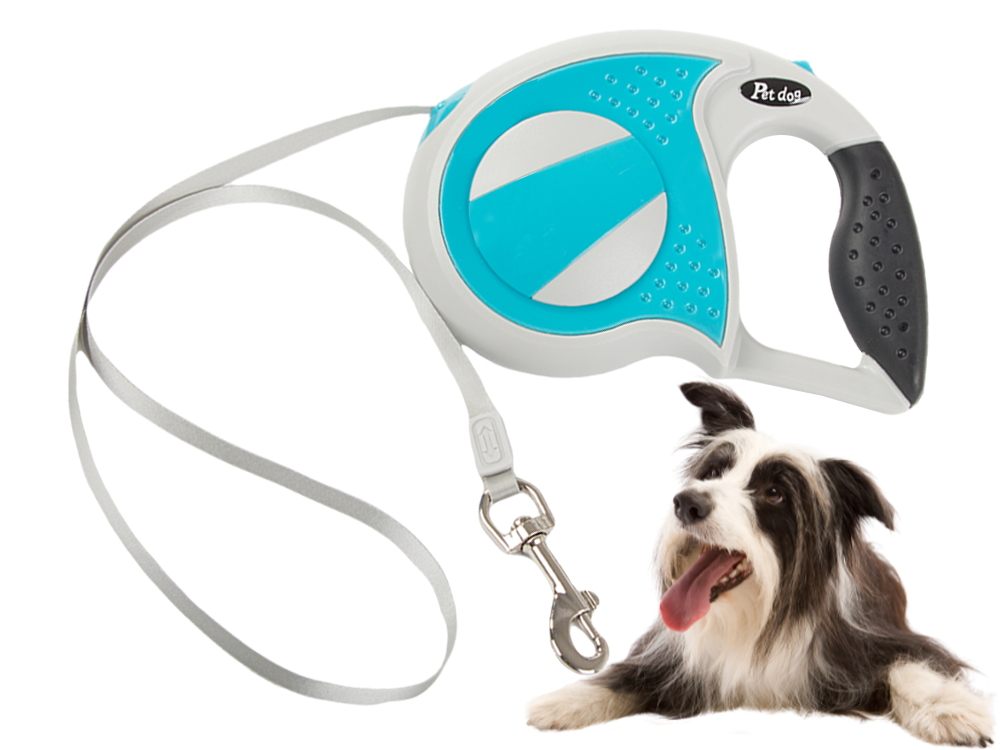 Automātiska pavada 5 m gara sunim līdz 20 kg ar spēcīgu un garu slēdzeni