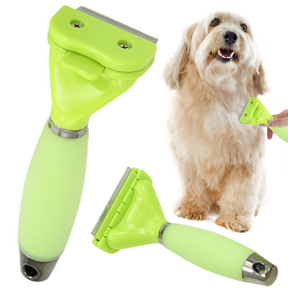 Mājdzīvnieku trimmeris, suņu, kaķu, zirgu spalvu nerūsējošā tērauda birste