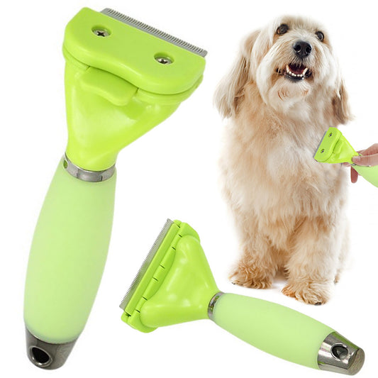 Mājdzīvnieku trimmeris, suņu, kaķu, zirgu spalvu nerūsējošā tērauda birste