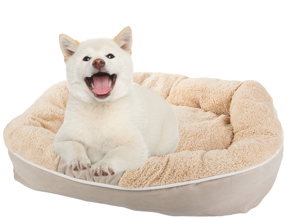 Plīša suņu rotaļu gulta, mīksta spilvena dīvāna gultasveļa, pūkaina