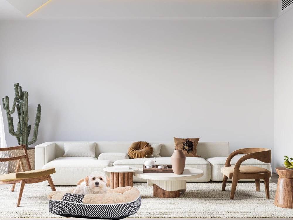 Plīša suņu rotaļu gulta, mīksta spilvena dīvāna gultasveļa, pūkaina