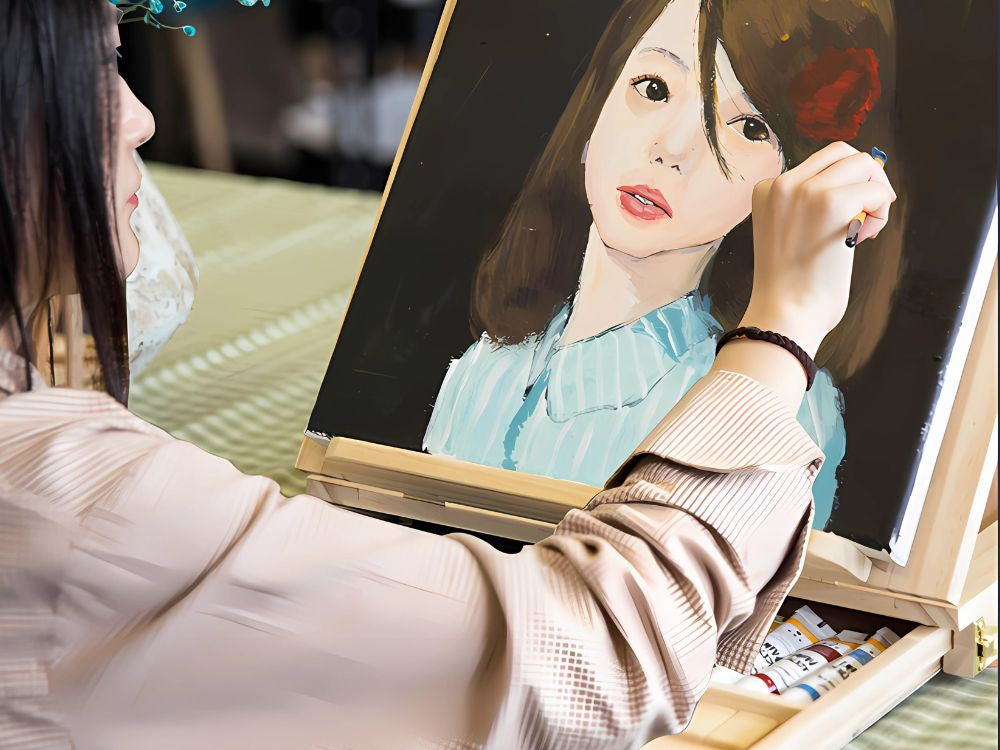 Galda molberta koka korpuss ar atvilktnes slīpuma regulēšanu